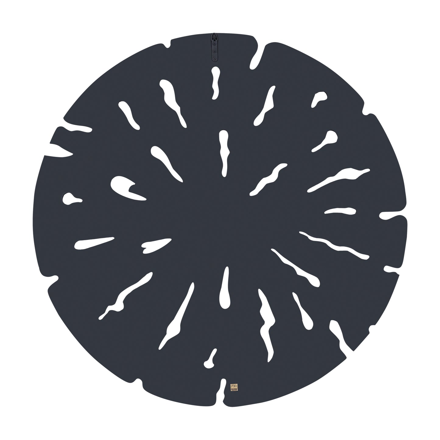 Bonte Brown MDF Wall Panel Wavy Carved Round L