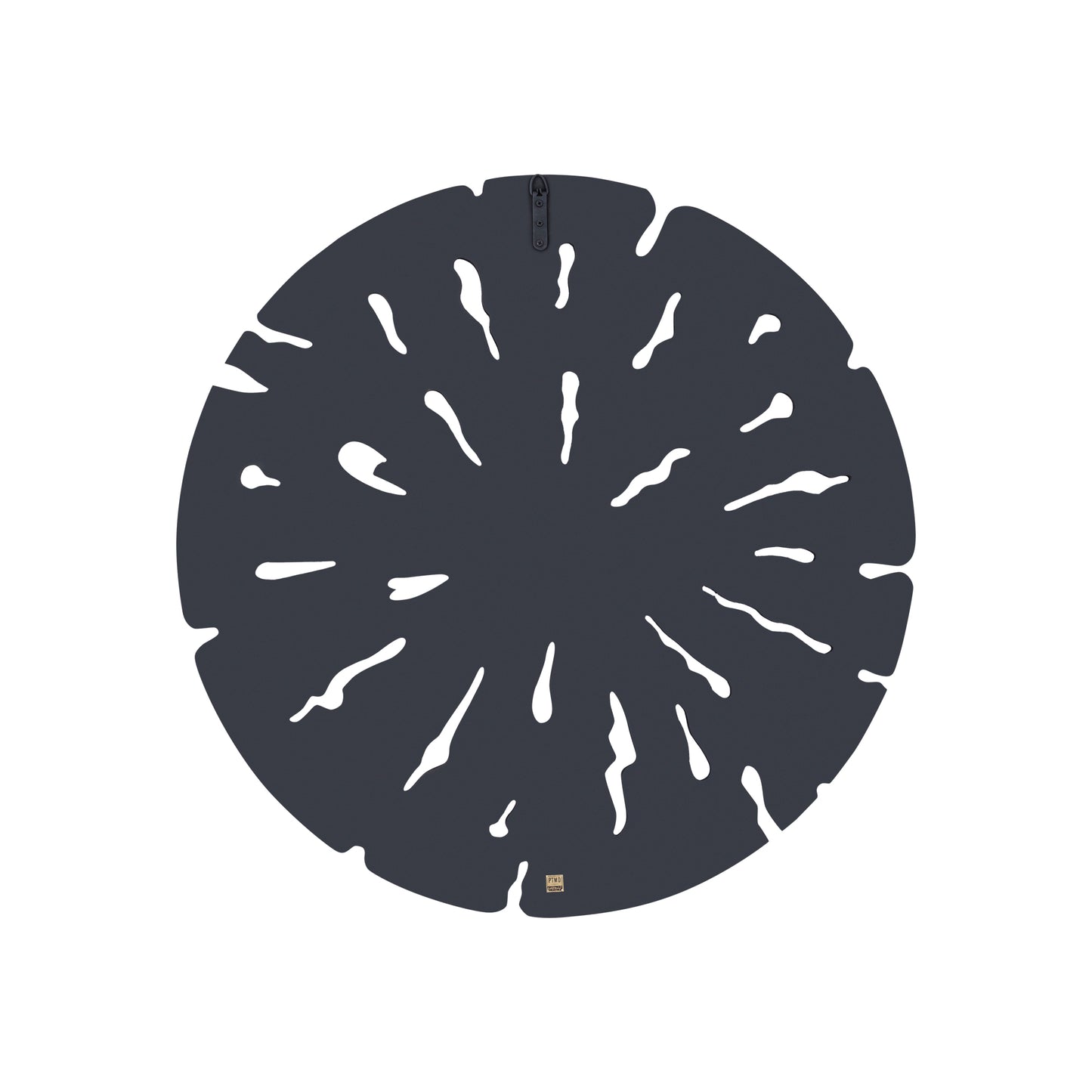 Bonte Brown MDF Wall Panel Wavy Carved Round S