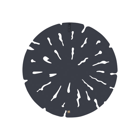 Bonte Cream MDF Wall Panel Wavy Carved Round S