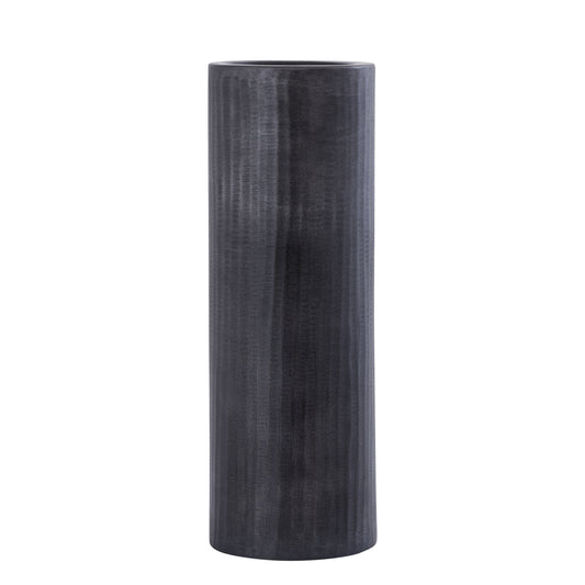 Jowad Graphite Alu Sheet Candle Holder Rib L
