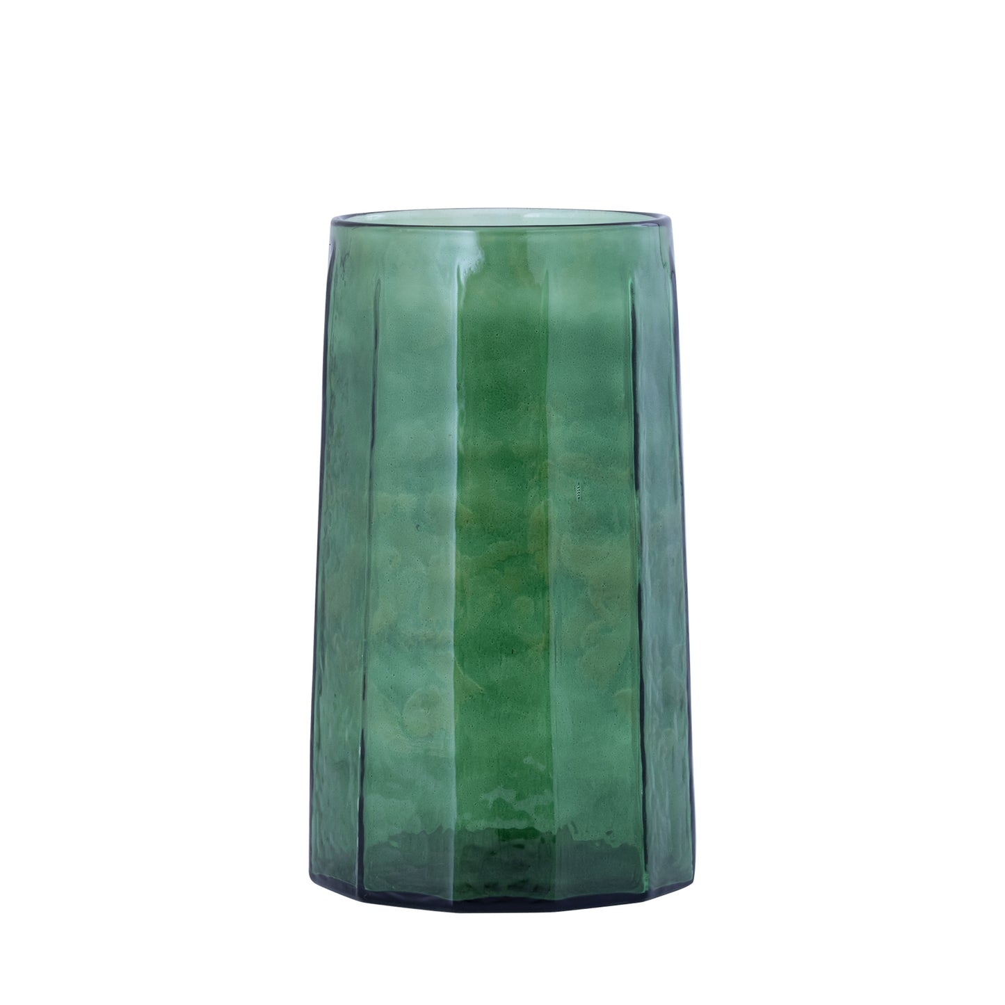 Pernella Green Ribbed Glass Stormlight L