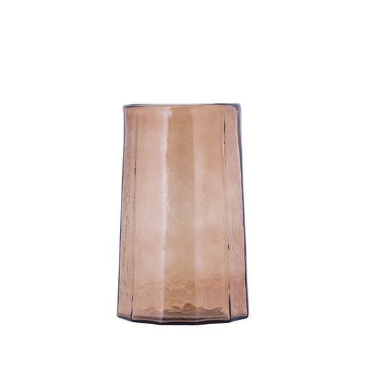 Pernella Amber Ribbed Glass Stormlight M