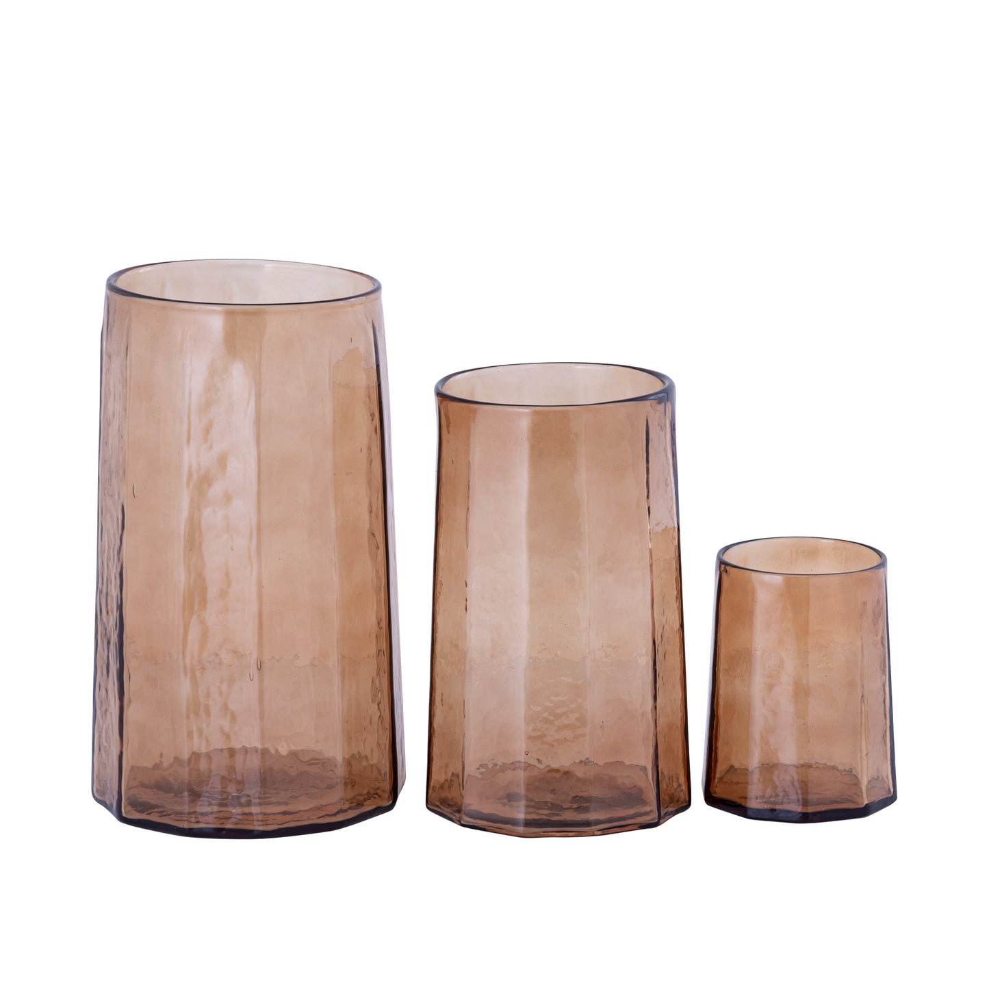 Pernella Amber Ribbed Glass Stormlight M