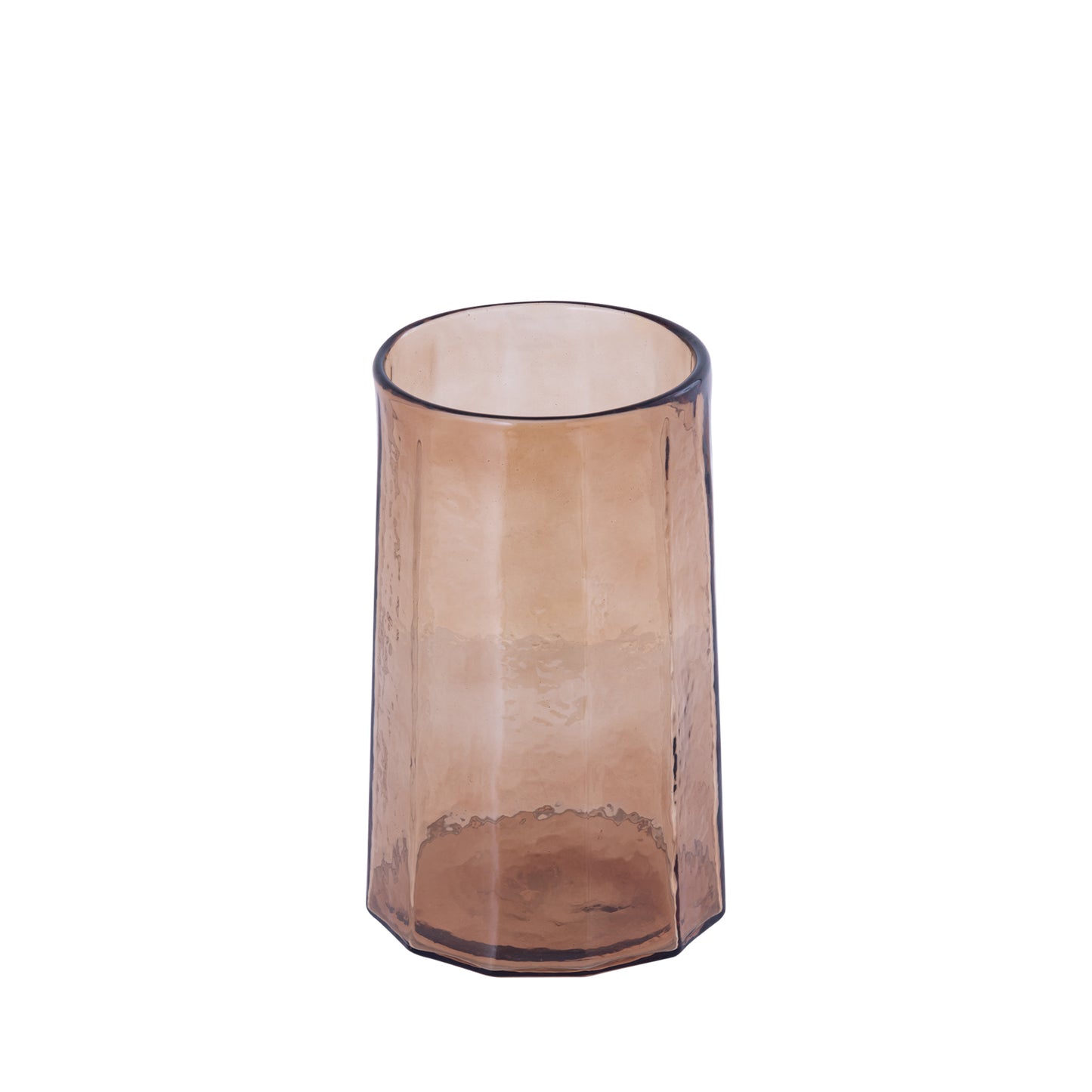 Pernella Amber Ribbed Glass Stormlight M