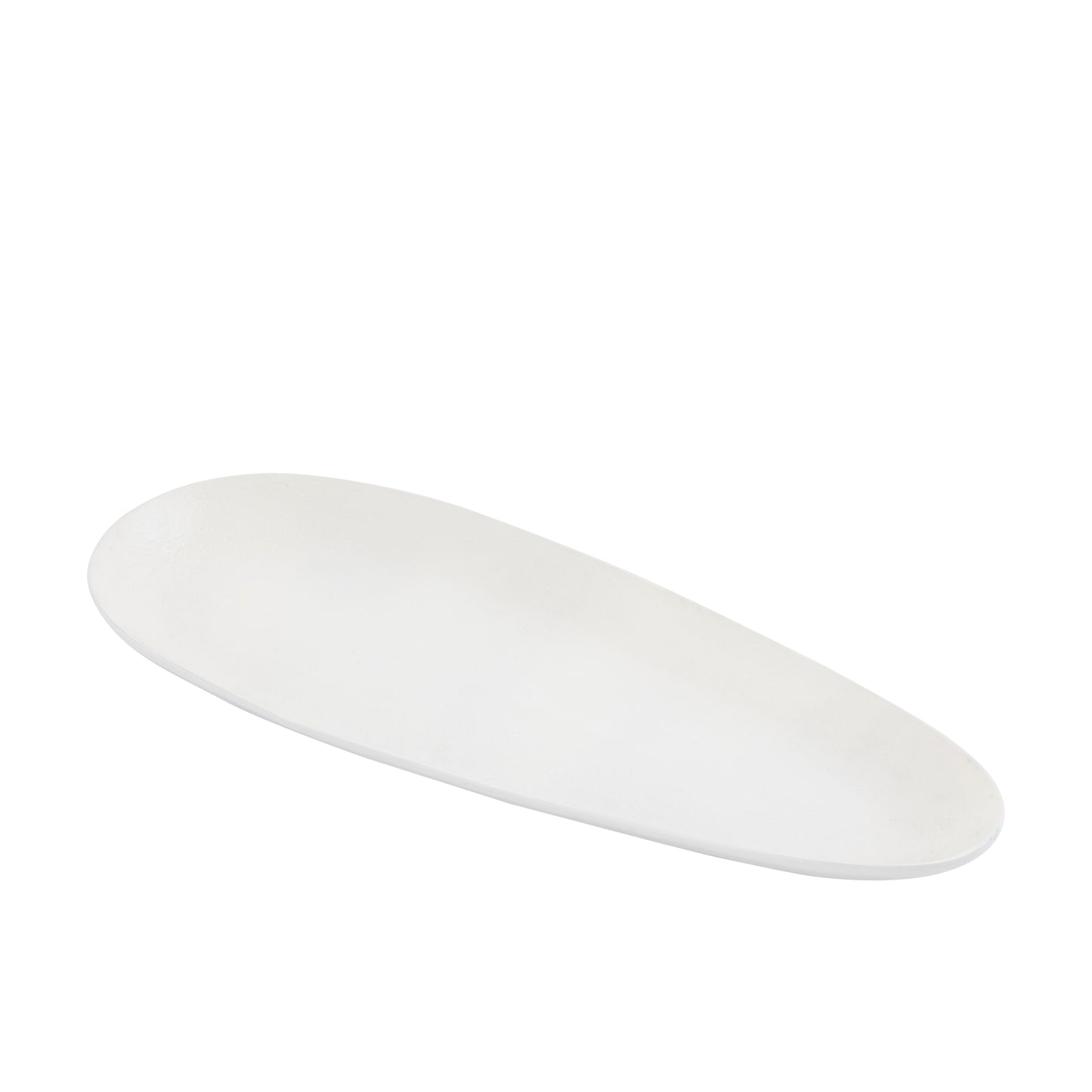 Elzye Cream Casted Alu Oval Plate Large