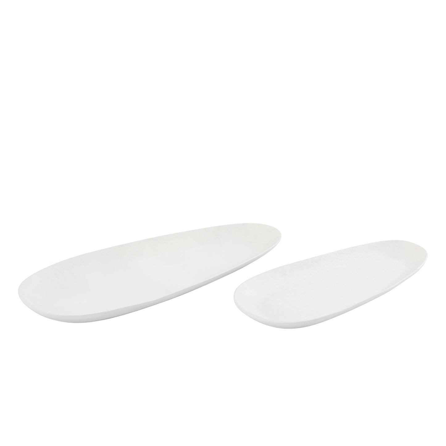 Elzye Cream Casted Alu Oval Plate Small