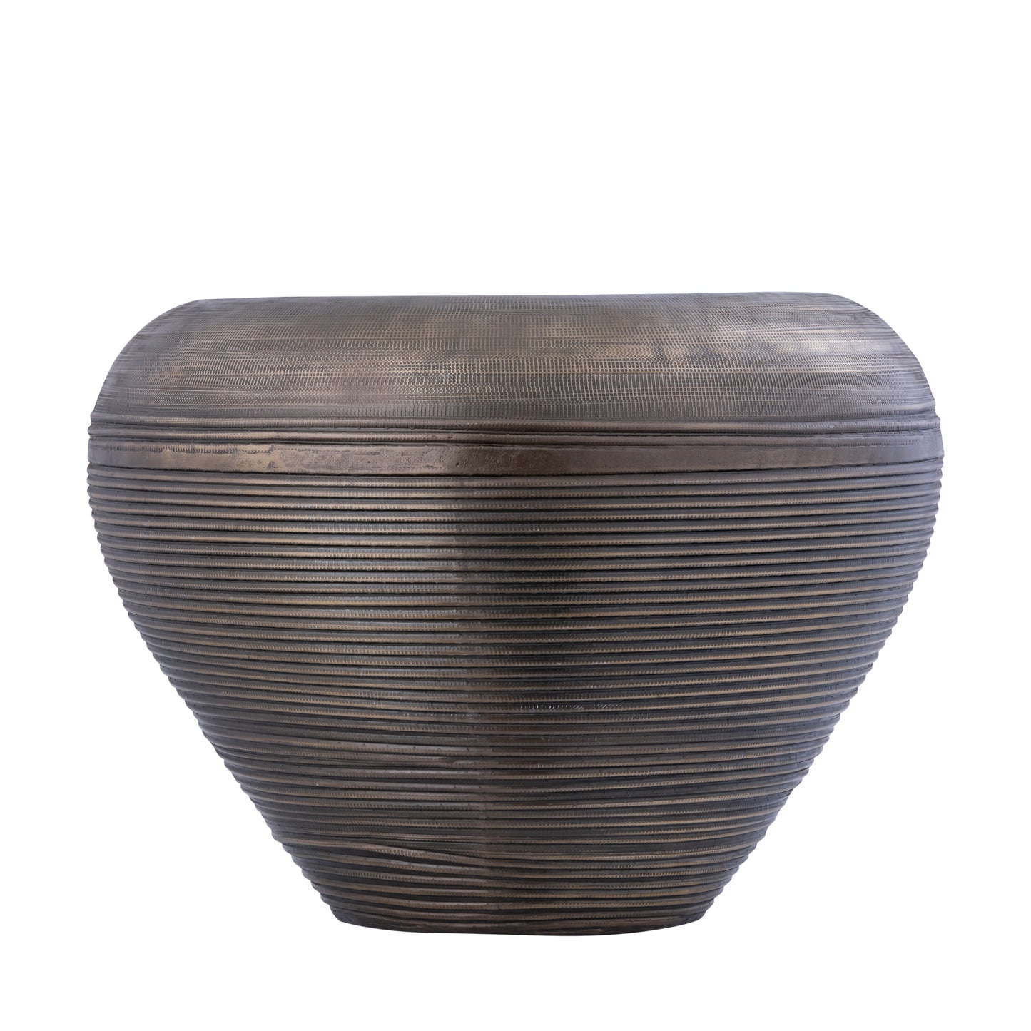 Dineo Antique Brass Sheet Alu Bombey Pot L