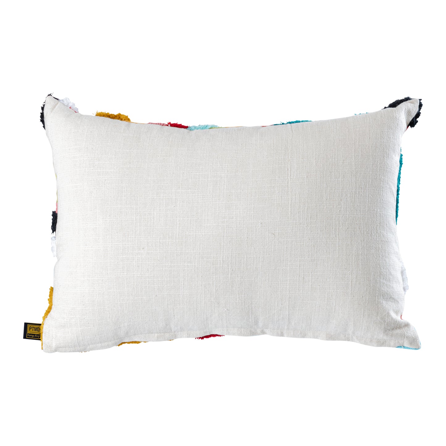 Courtneay Blauw Rechthoekig Borduurkussen Lijnen - Set van 2 Stuks 40x60x4 cm