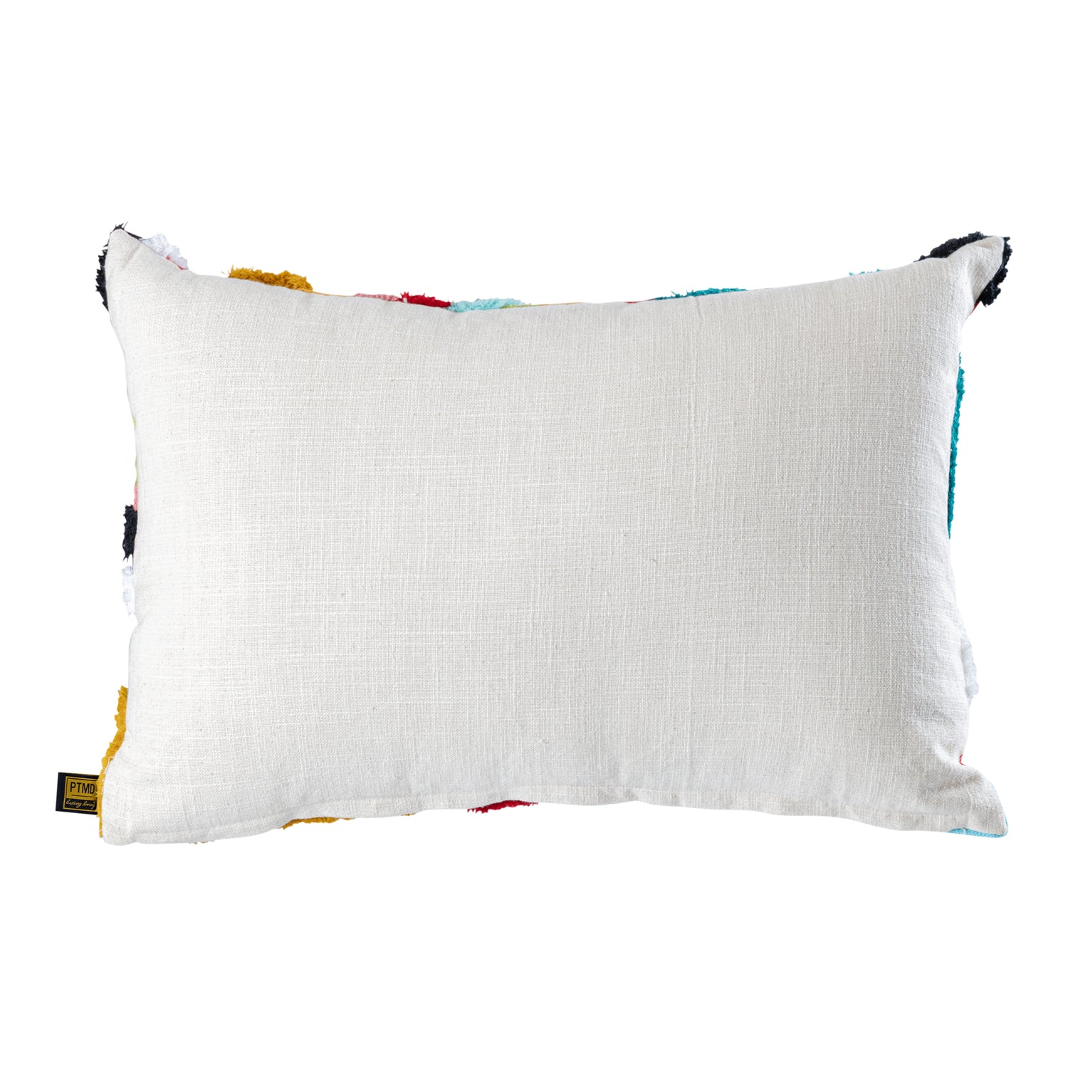 Courtneay Blauw Rechthoekig Borduurkussen Lijnen - Set van 2 Stuks 40x60x4 cm