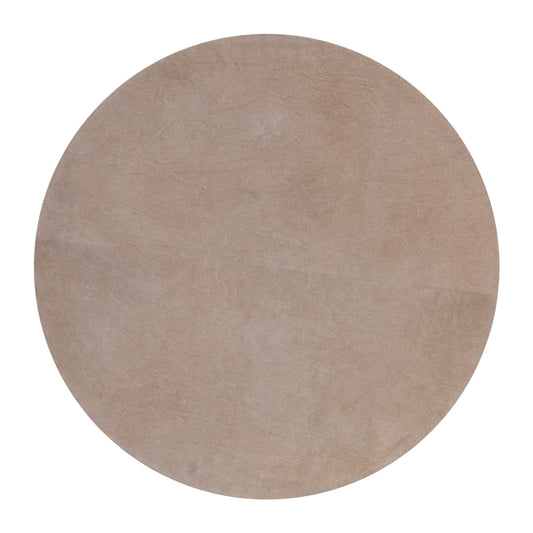 Nabdia Taupe Suede Round Bowl And Wall Panel L