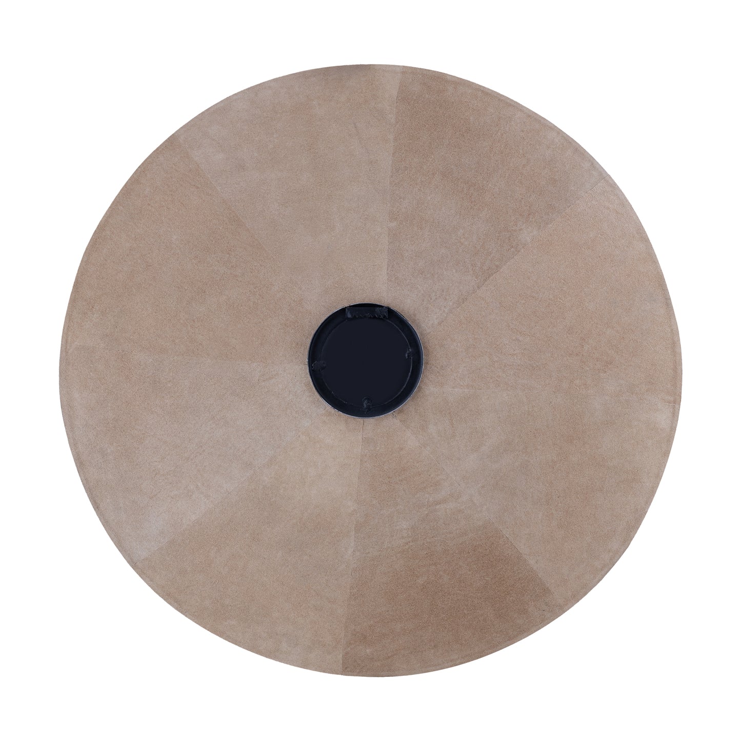Nabdia Taupe Suede Round Bowl And Wall Panel L