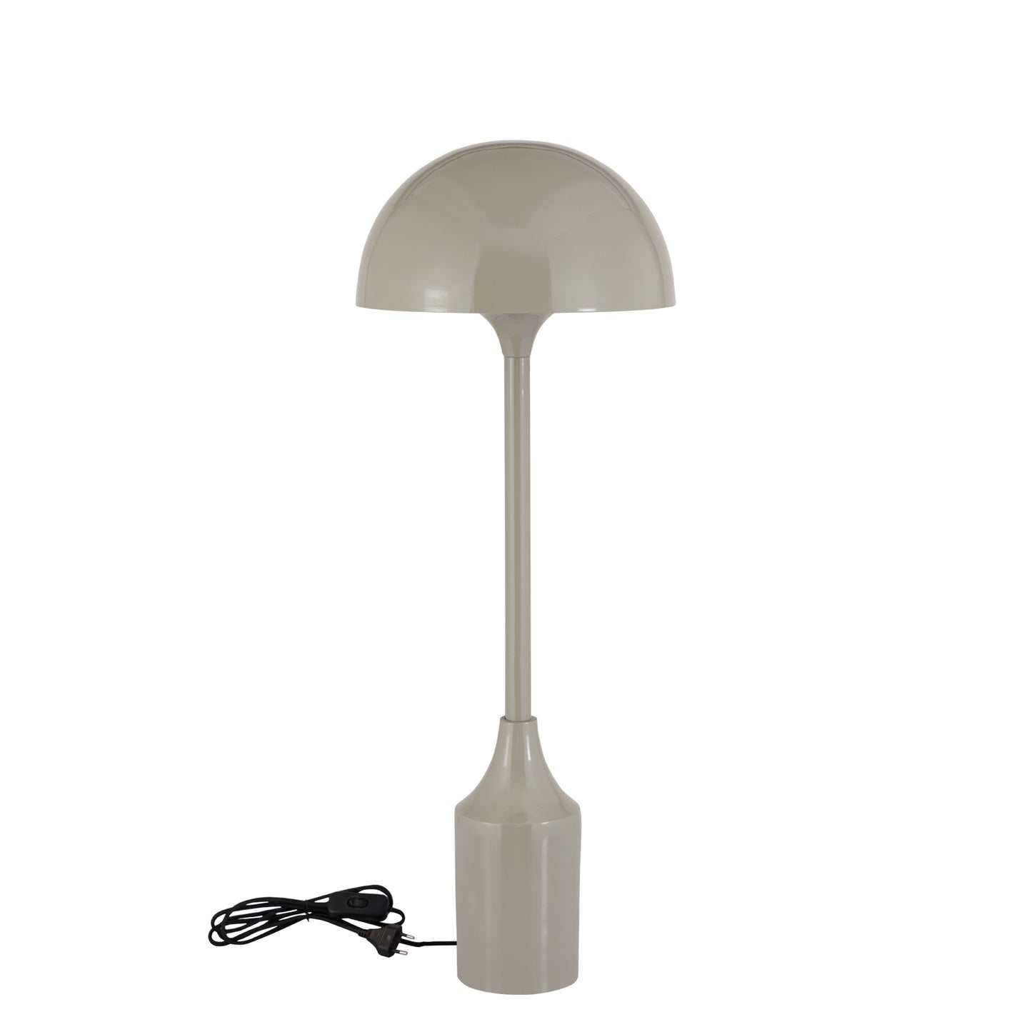 Tanaiya Cream Round Iron Table Lamp Round Cap