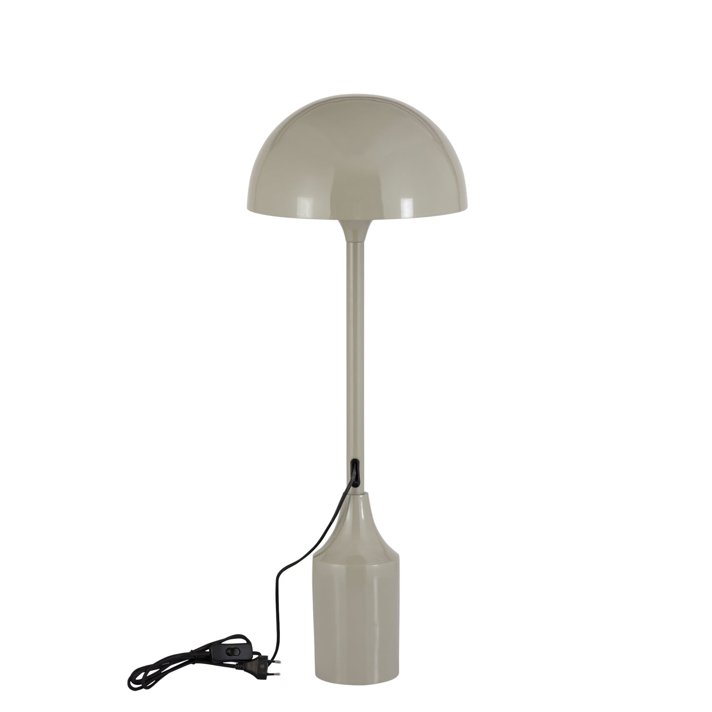 Tanaiya Cream Round Iron Table Lamp Round Cap