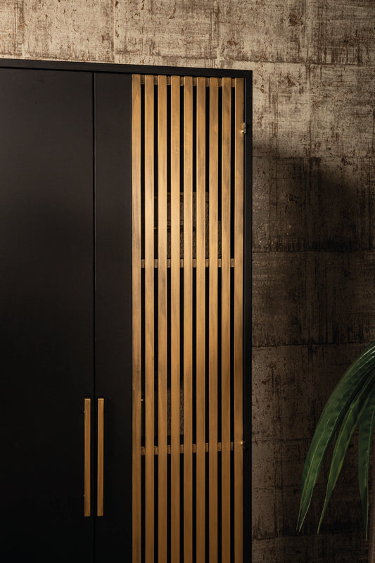 Sayan Cabinet Black And Gold