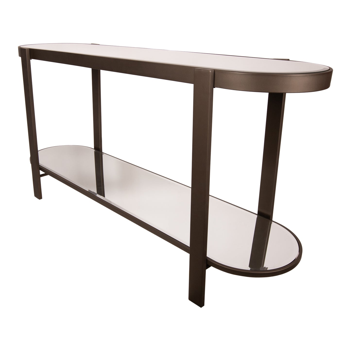 Yozan Console Table Mirror Metal Legs