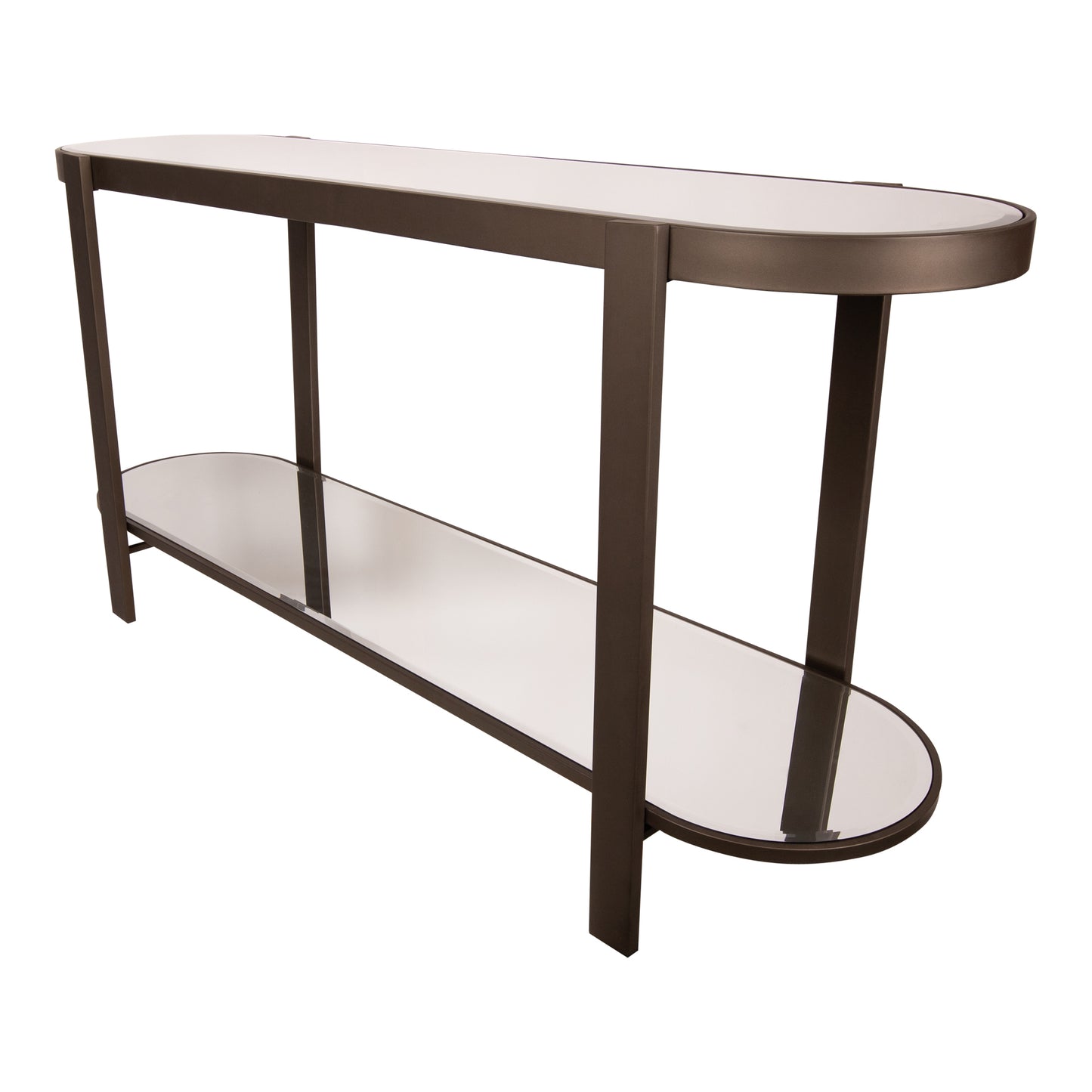 Yozan Console Table Mirror Metal Legs