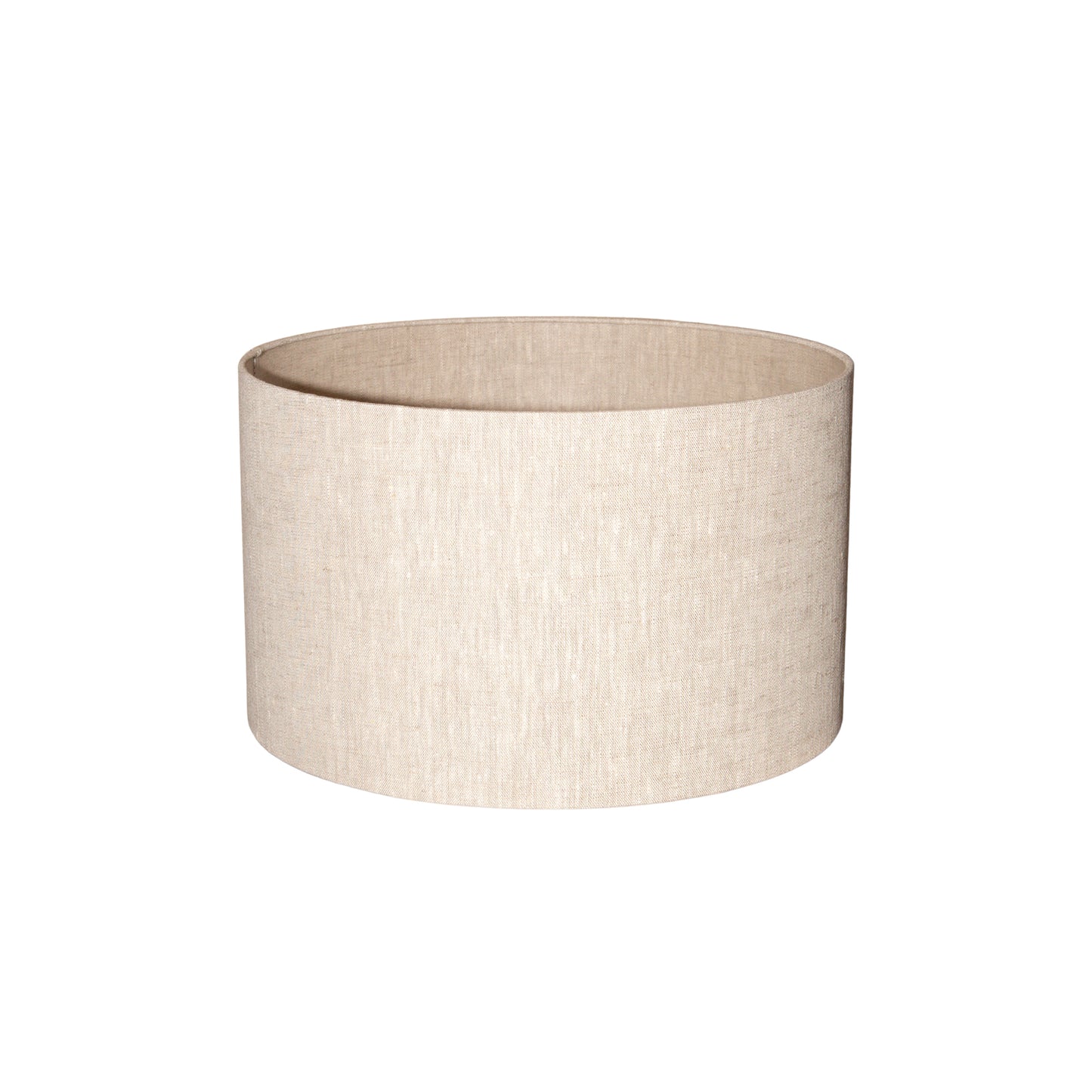 Rivvo Natural Cotton Linen Lampshade Round Low