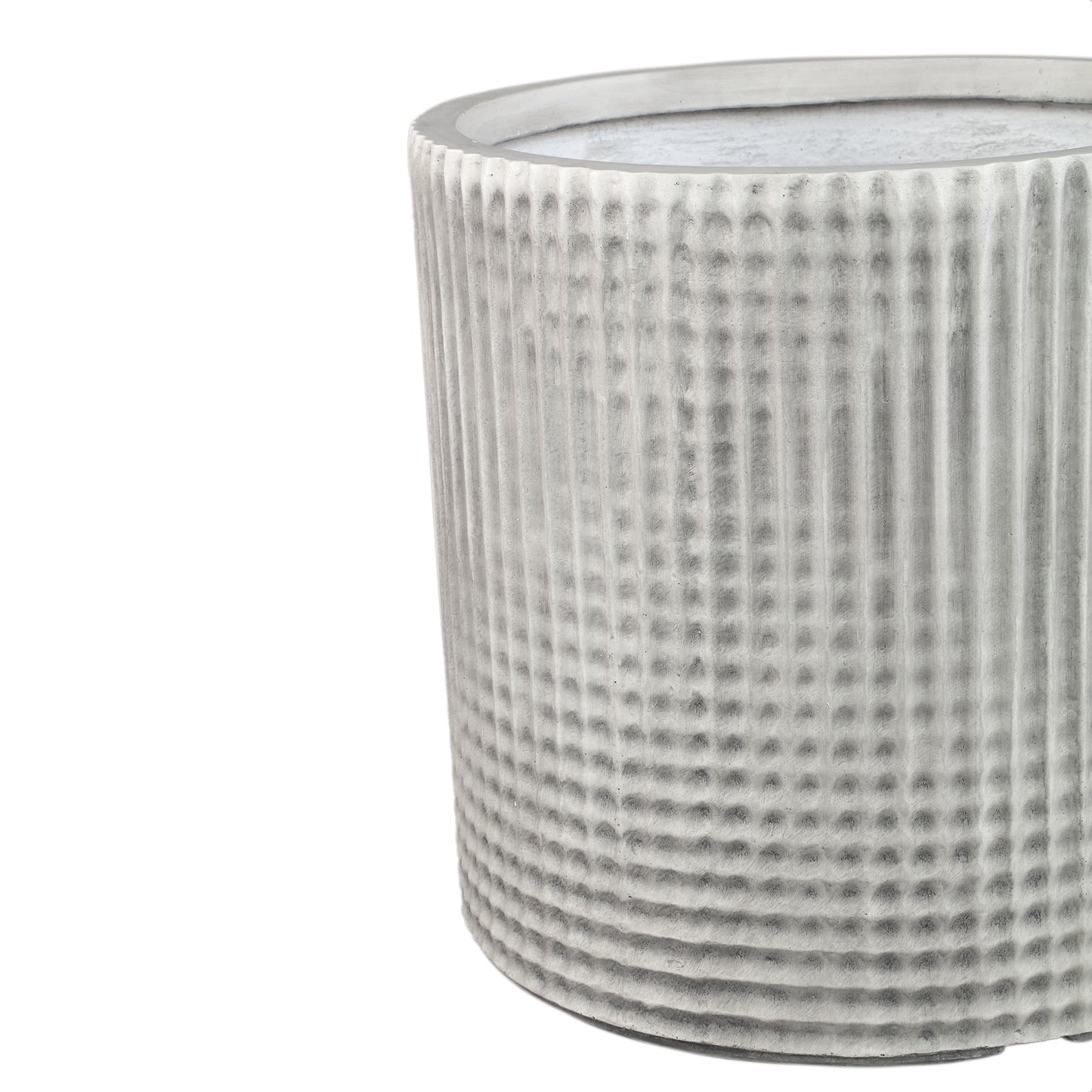 Paizlie White Round Magnesium Pot Line Pattern SV3