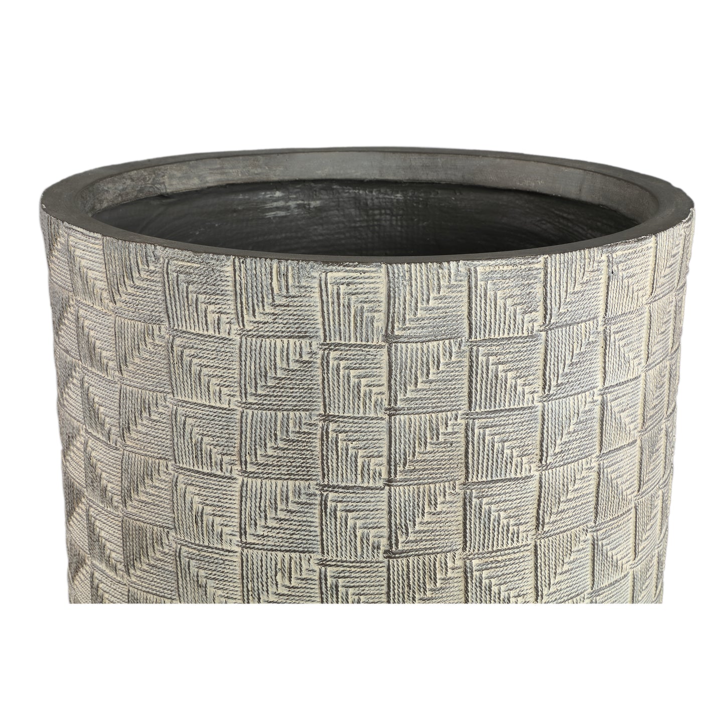 Suguna Grey Round Magnesium Pot Square High SV3