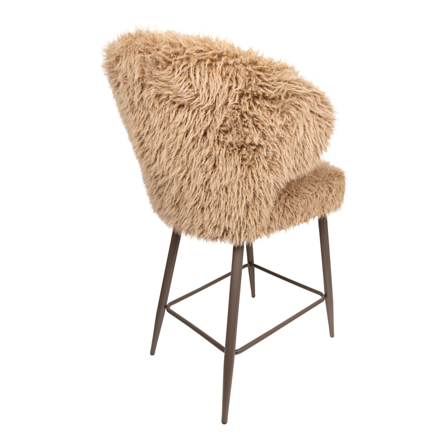 Ares Bar Chair Hair Brown (set of 2)
