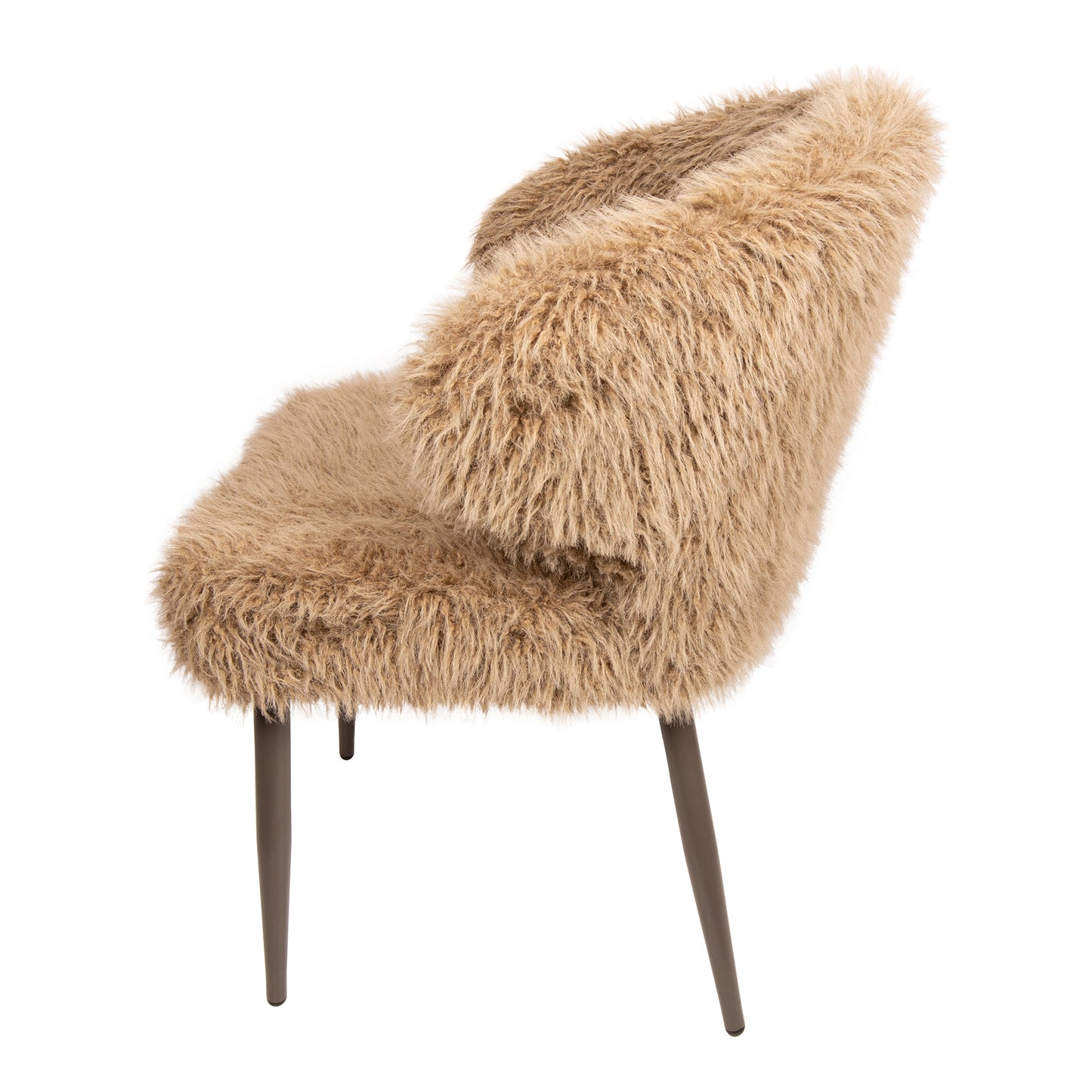 Ares Dining Chair Hair Brown (set of 2)