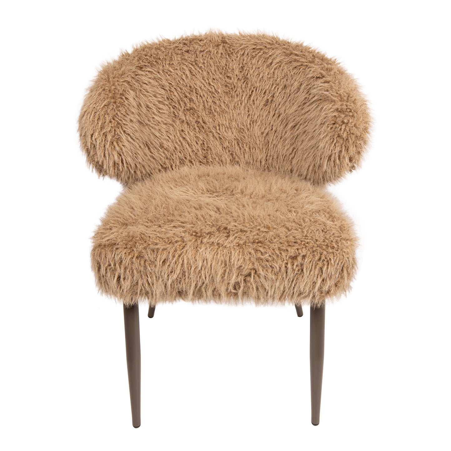 Ares Dining Chair Hair Brown (set of 2)