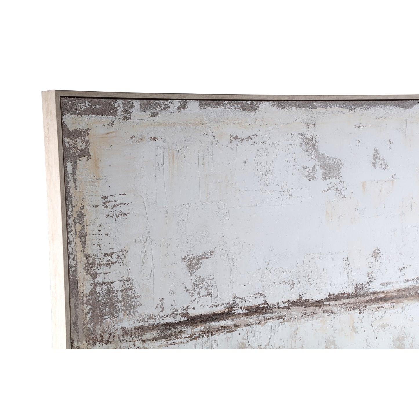 Asante Natural Canvas Paint Wallpanel Square Frame