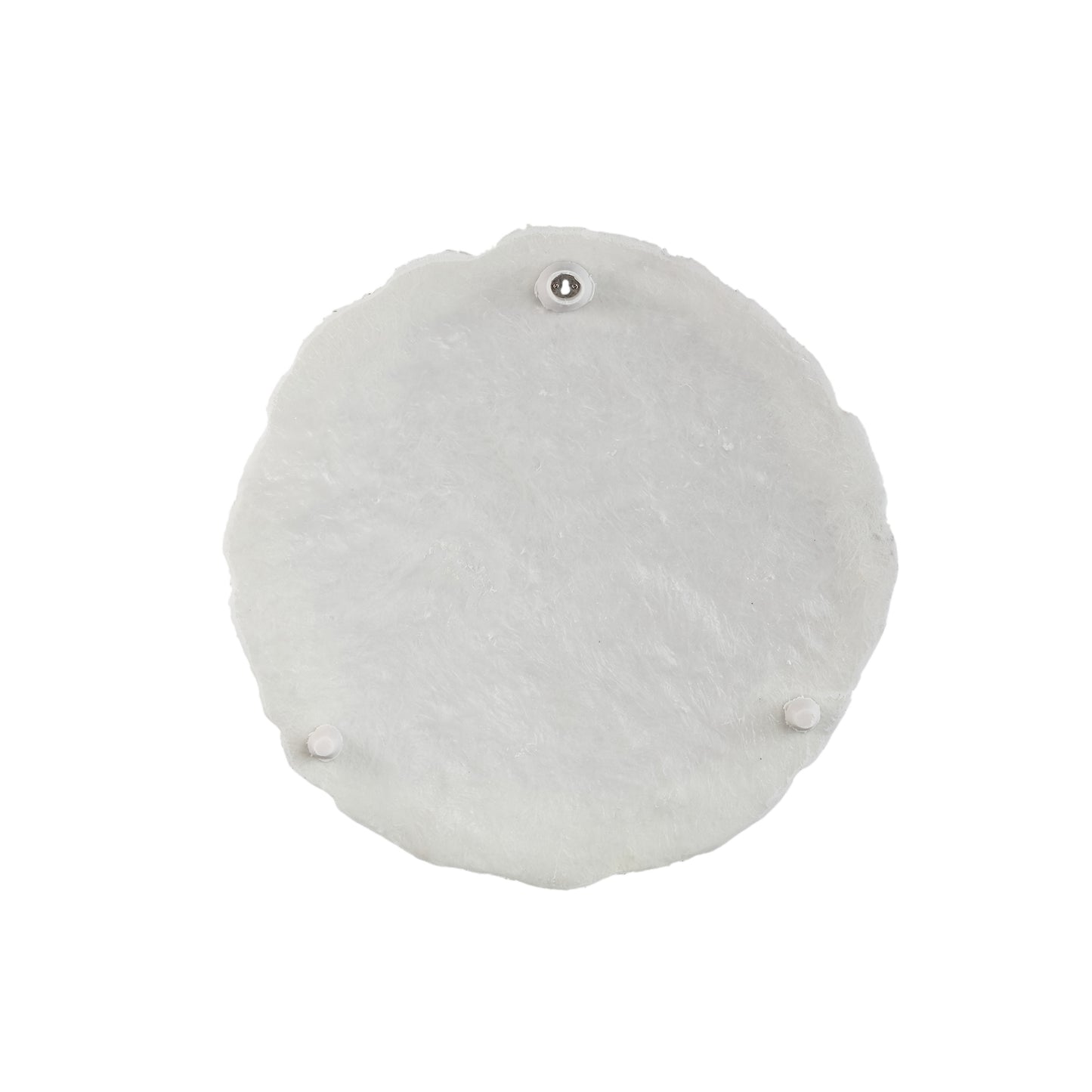 Kathelle White Poly Round Coral Shaped Wallpanel L