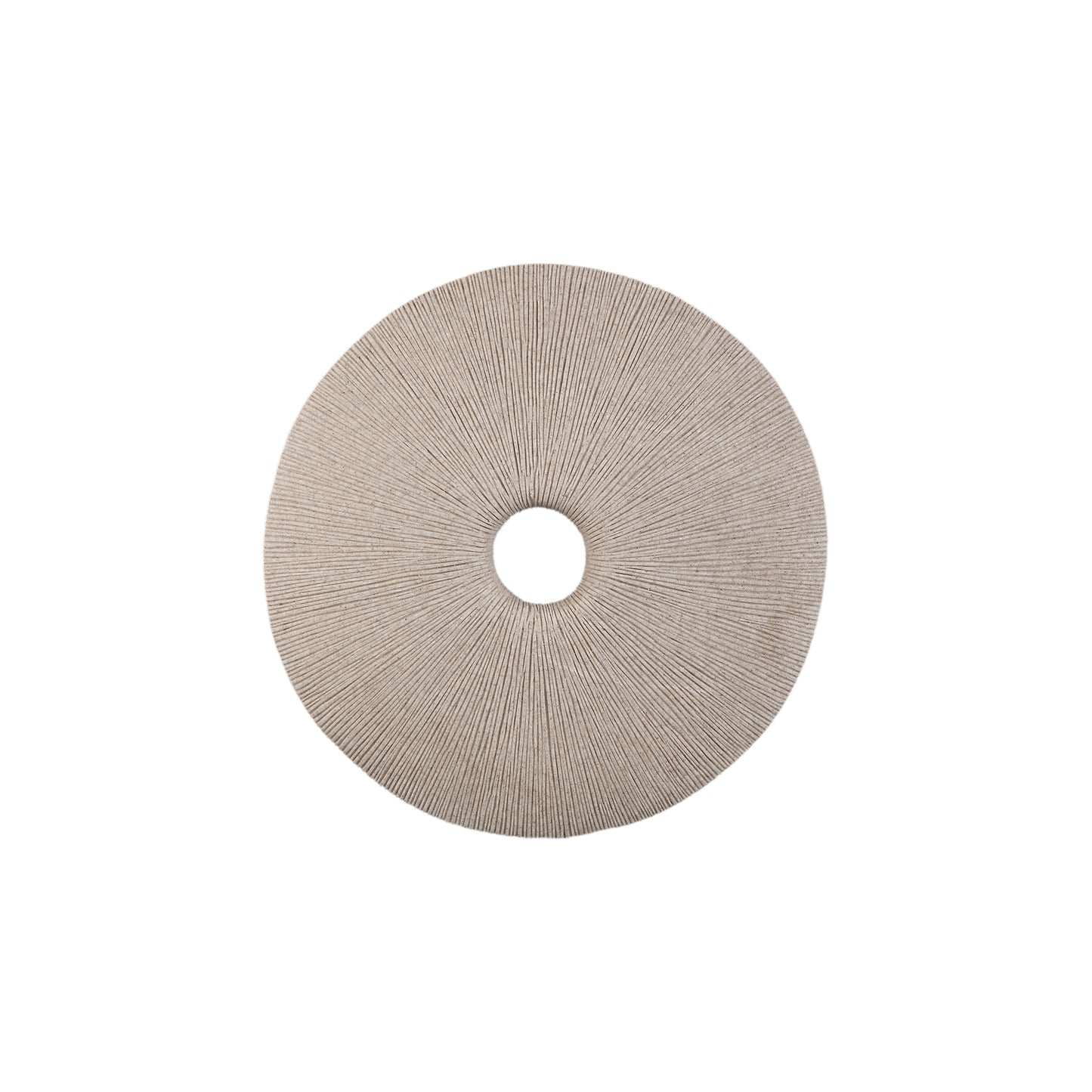 Kathelle Cream Poly Round Sandstone Wallpanel M