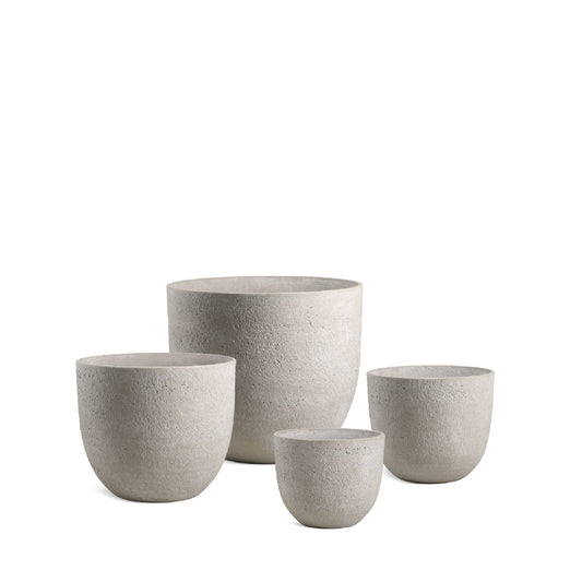 Jay-Lo Cream GRC Pot Bombey Set Of 4