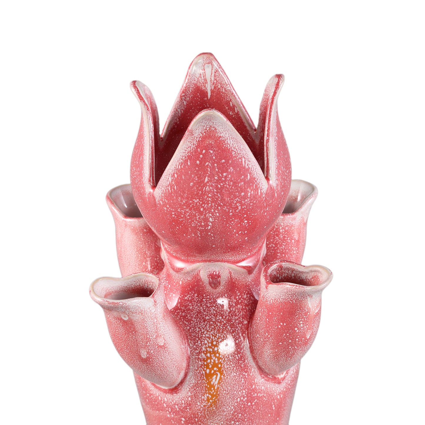 Brigittee Pink Ceramic Tulip Shape Vase L