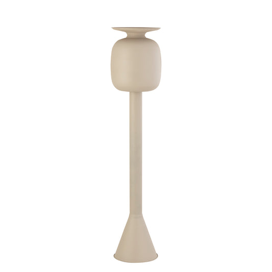 Dainah Cream Iron Pot On Long Base Large