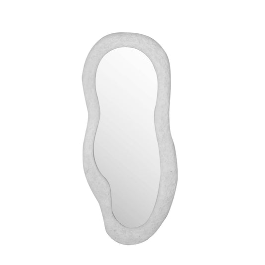 Khowan White MGO Mix Rock Stone Look Mirror