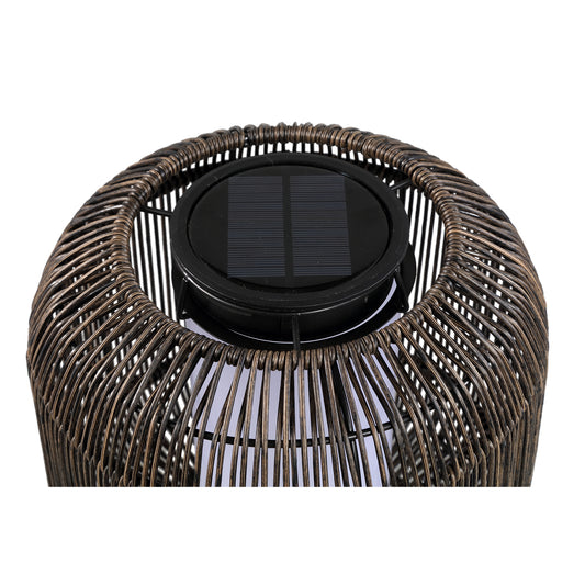 Danielius Black PE Solar LED Lantern Round L