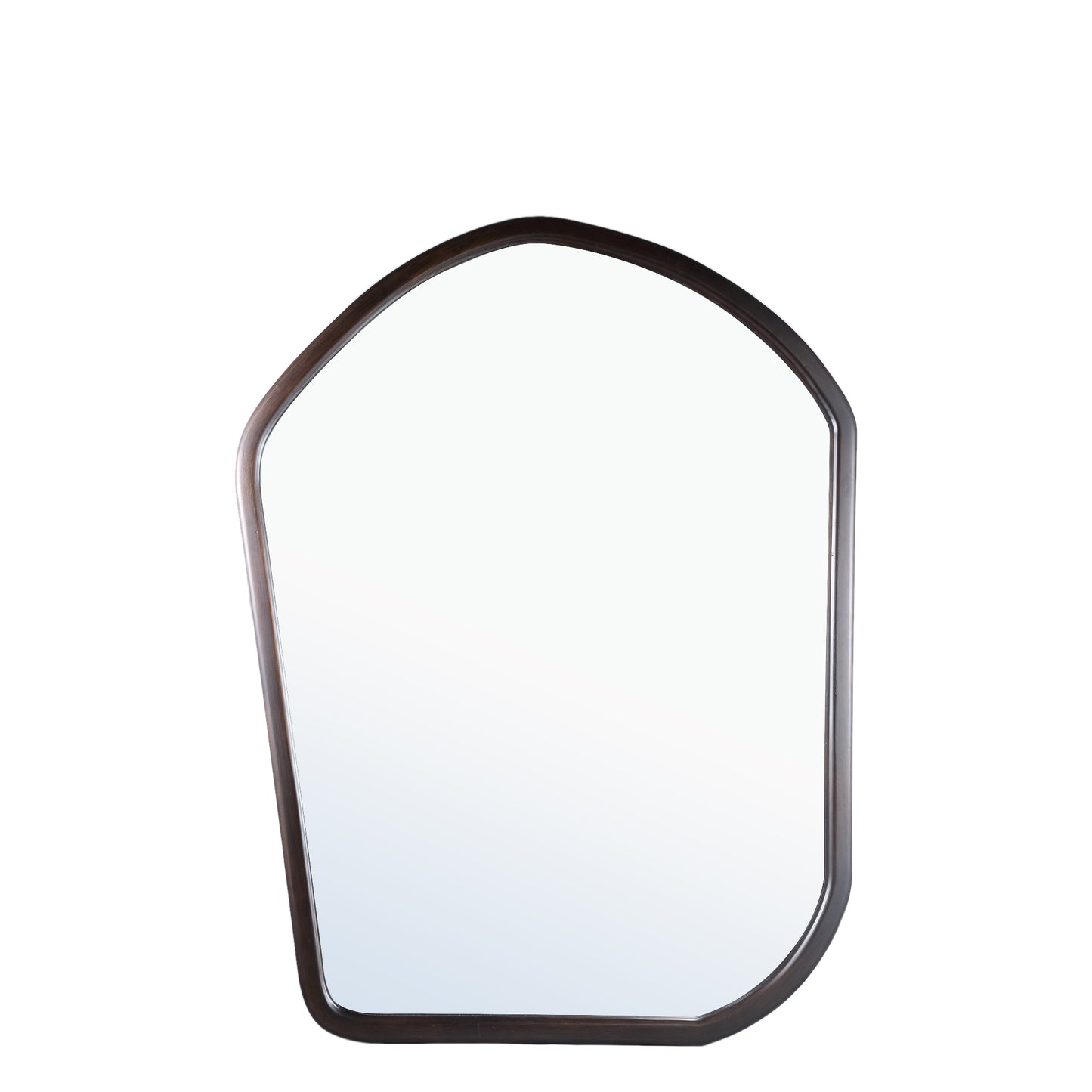 Denholm Brown Solid Wood Big Organic Mirror