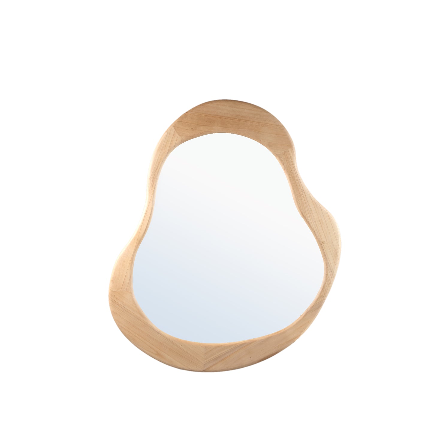 Barragh Natural Solid Wood Organic Mirror