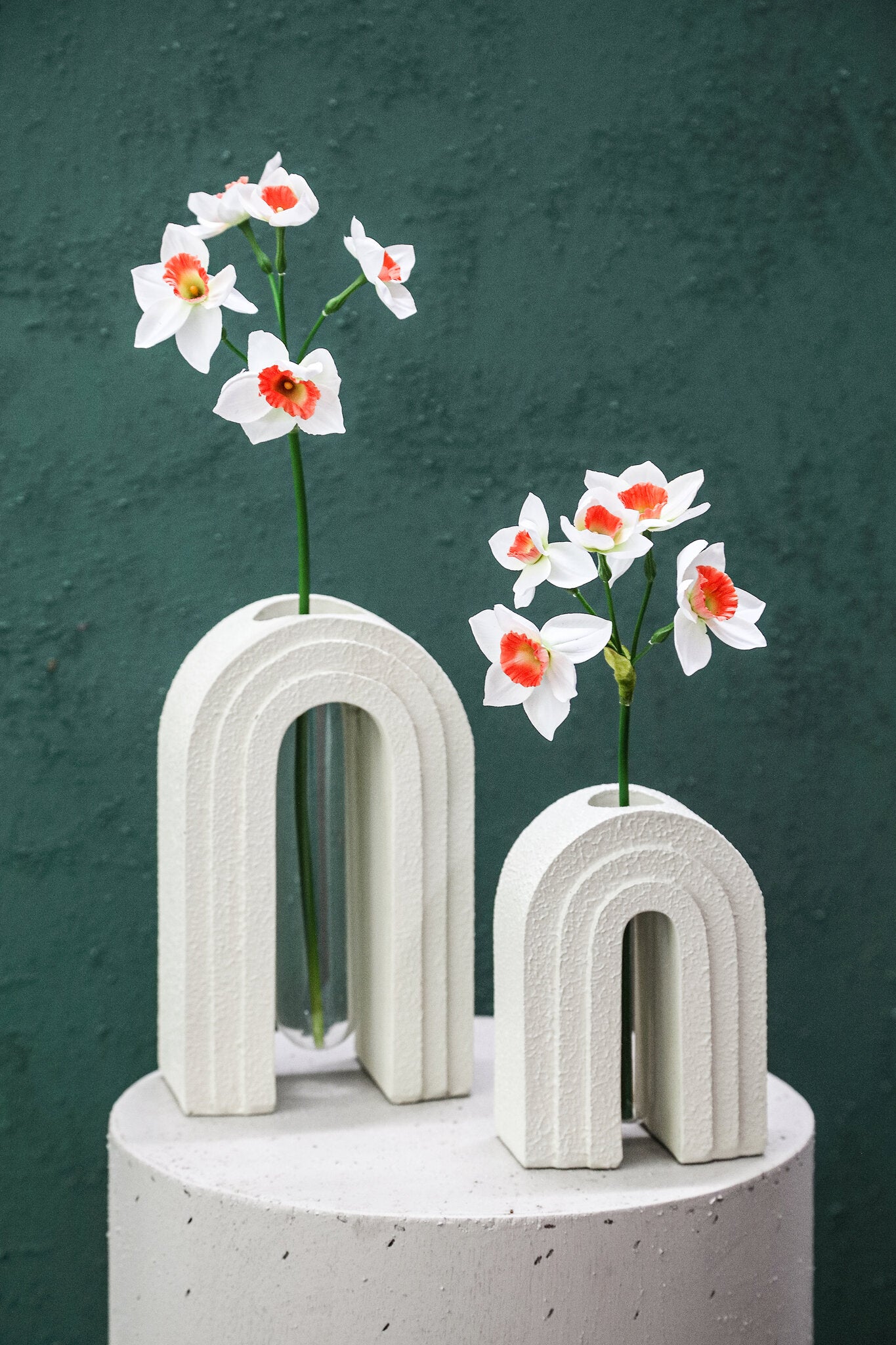 Garden Flower Witte Narcis Spray - Set van 12 50x13x15 cm