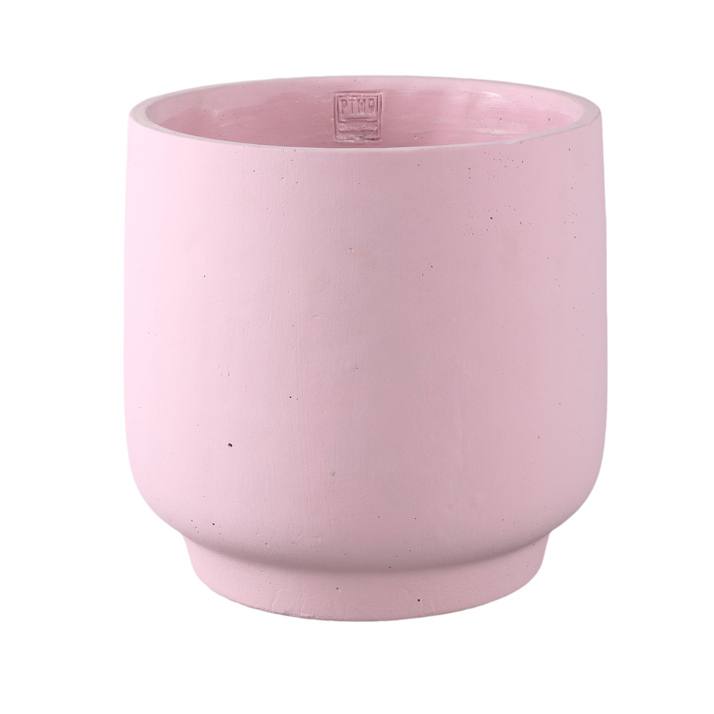 Aline Pink Round Cement Pot On Base XXL