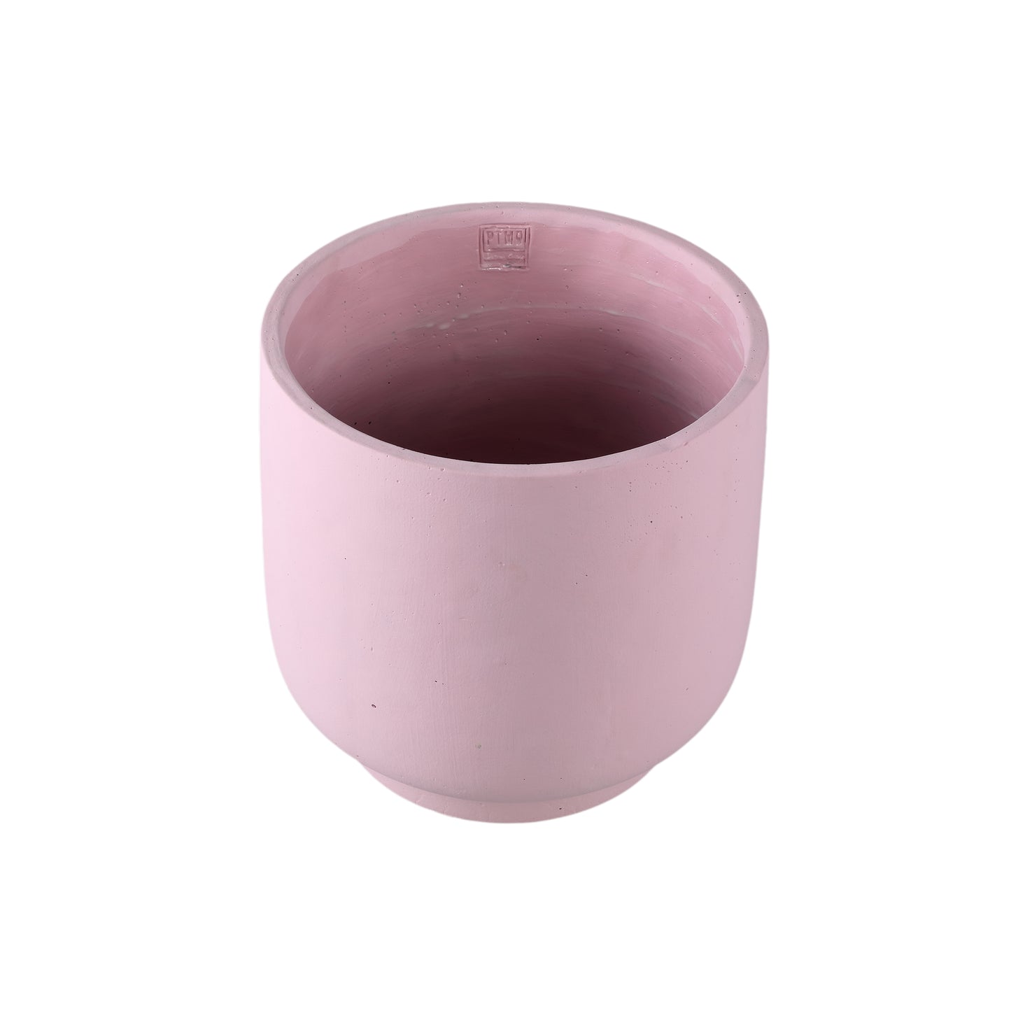 Aline Pink Round Cement Pot On Base XXL
