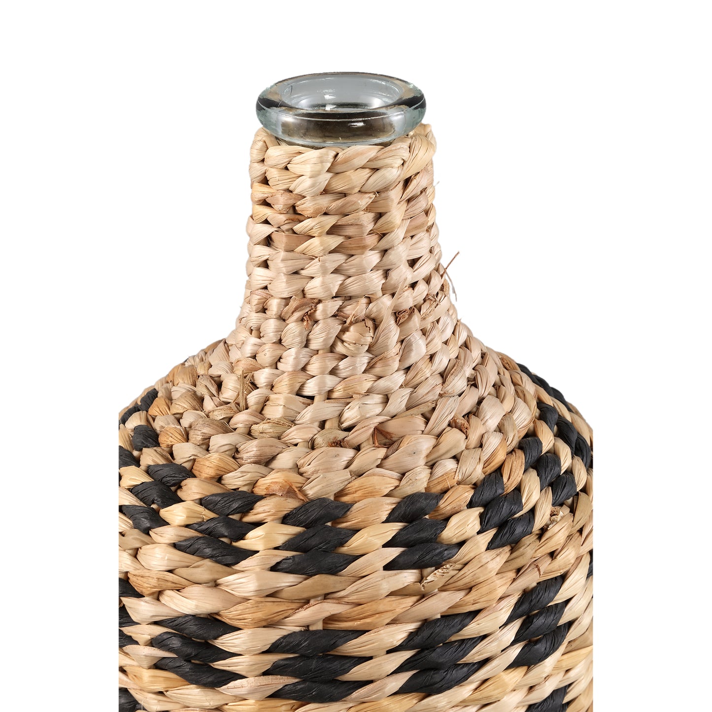 Williams Natural Black Glass With Paper Vase L