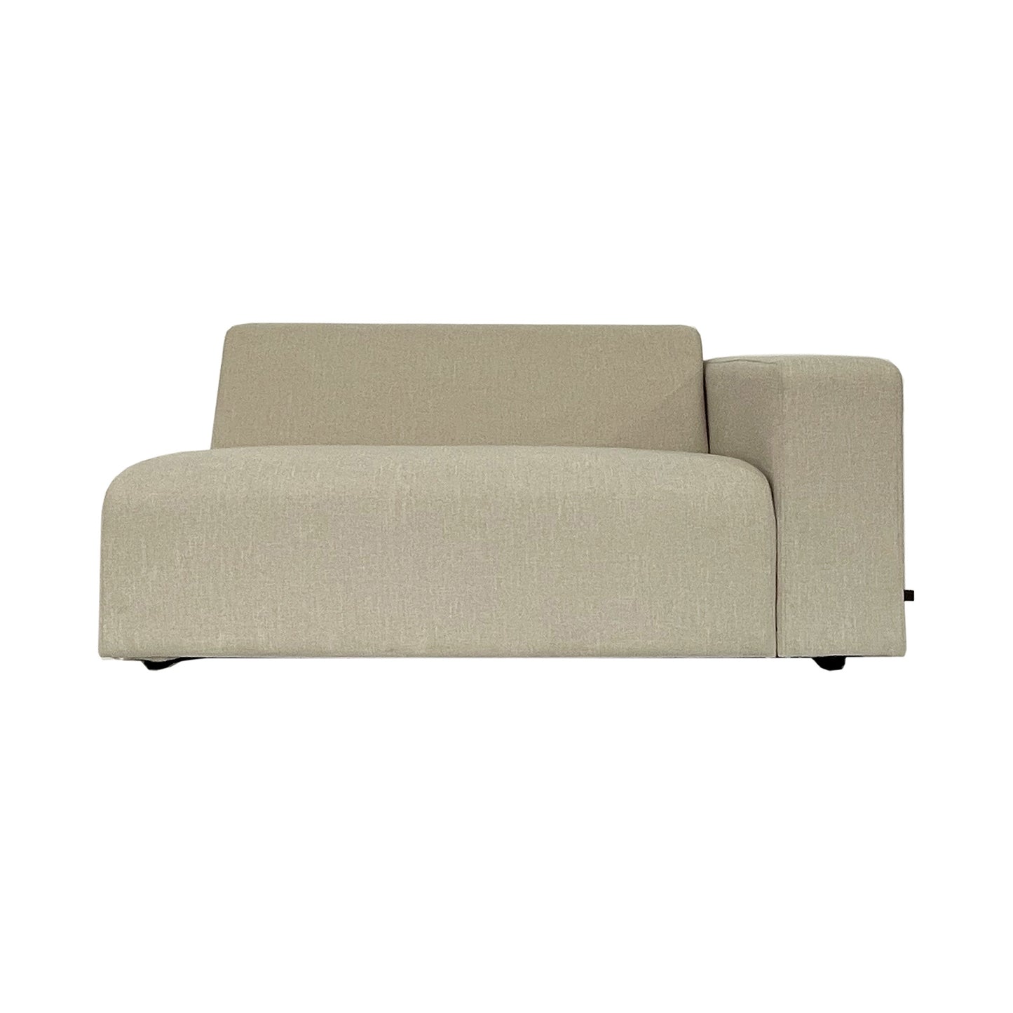 Max Sofa Beige All Weather Outdoor Seat Arm Right