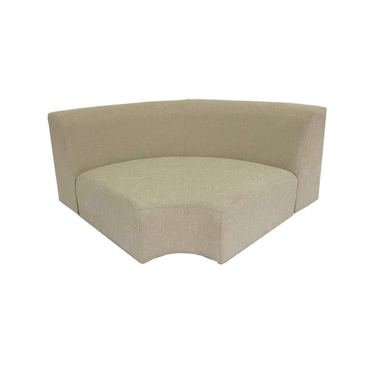 Max Sofa Beige All Weather Outdoor Round Corner