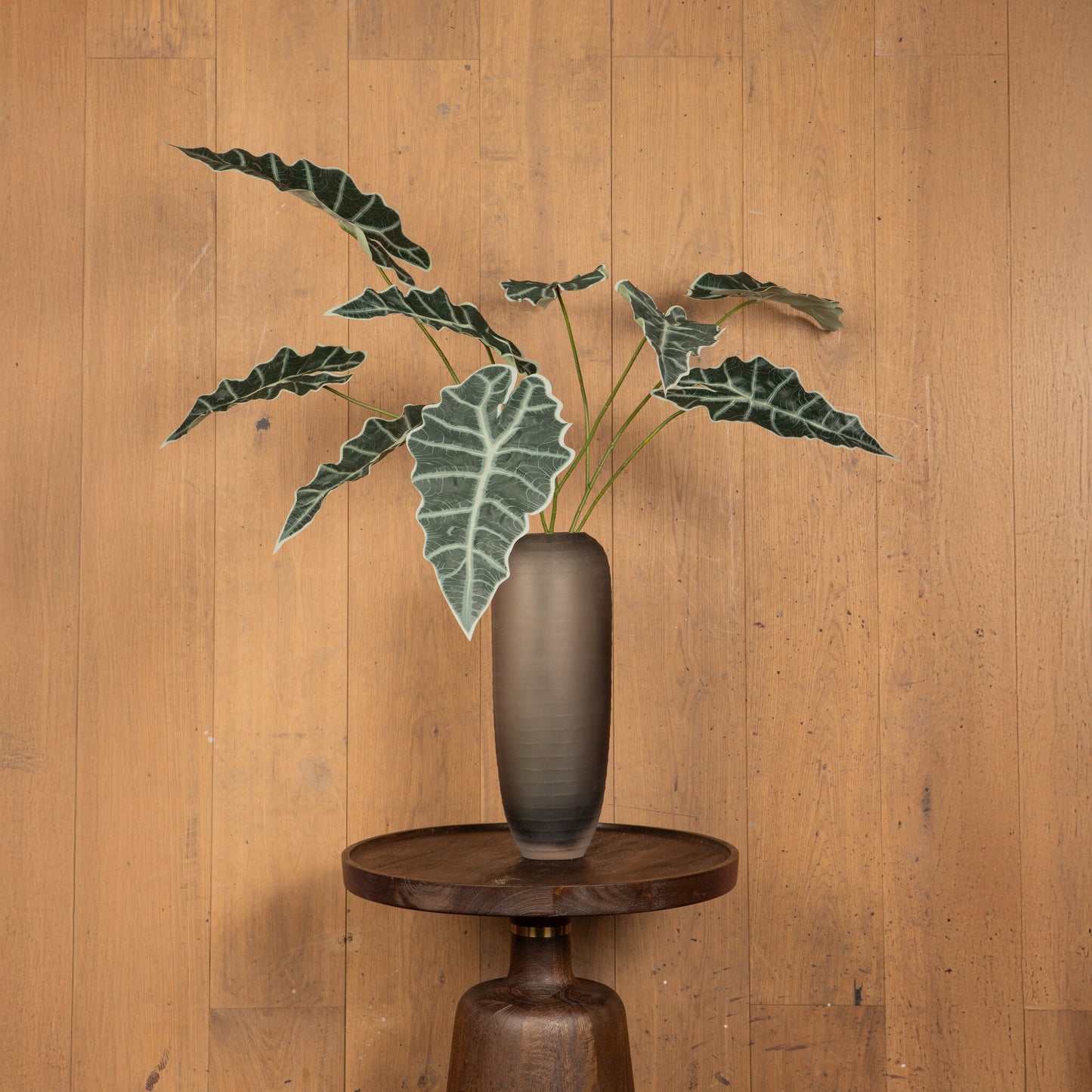 Leaves Plant Groene Alocasia Bladeren Spray - Set van 12 111x53x52 cm