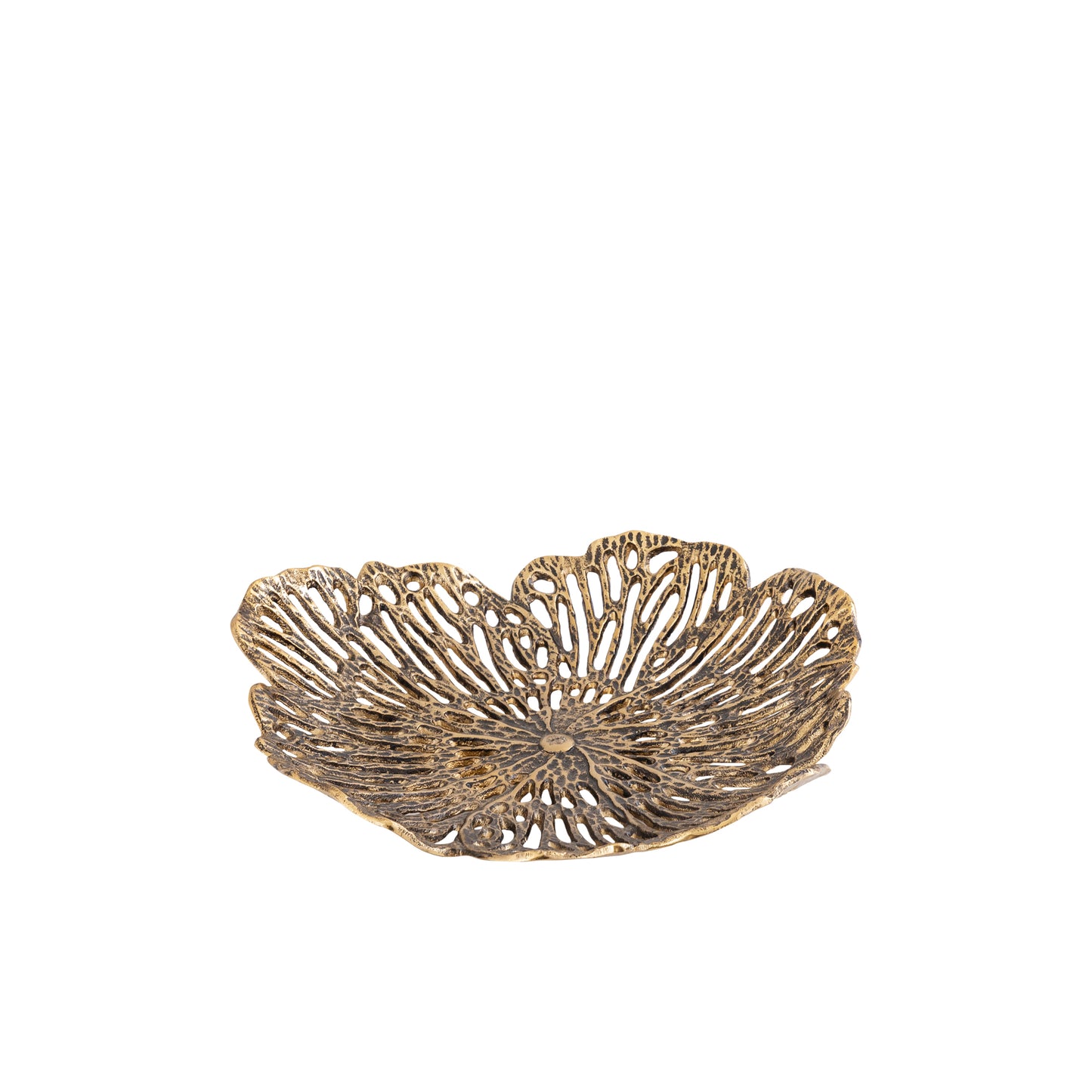 Ryhann Brass Casted Alu Flower Wall Deco Bowl M