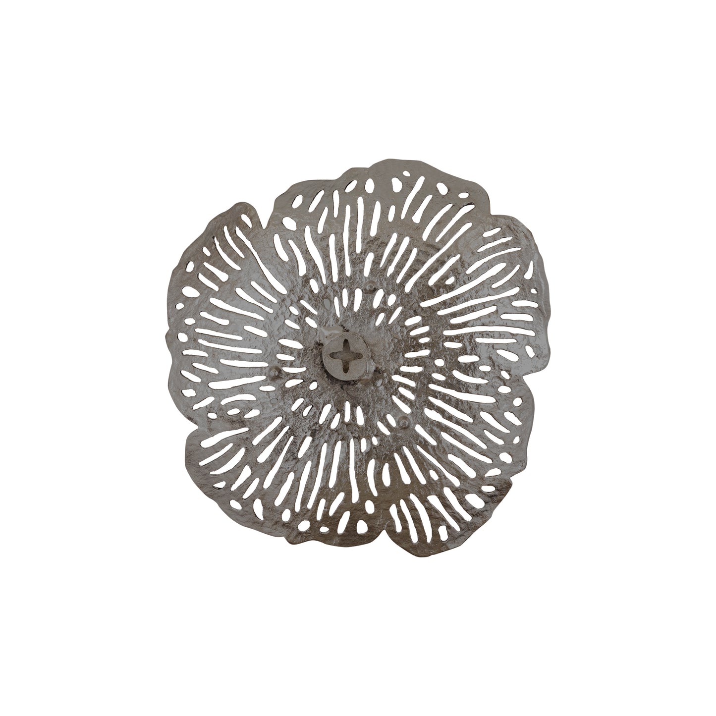 Ryhann Nickel Casted Alu Flower Wall Deco Bowl M