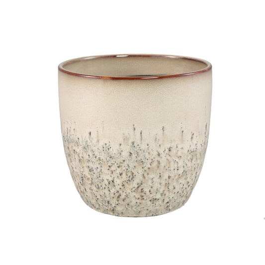 Harper Cream Ceramic Pot Bombey Round XL