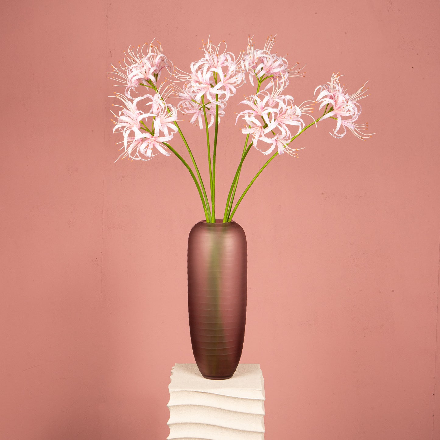 Lily Flower Roze Spinnelelie - Set van 12 91x16x20 cm