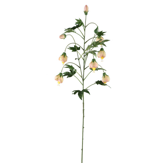 Garden Flower Beige Gestreepte Abutilon Spray - Set van 12 98x37x24 cm