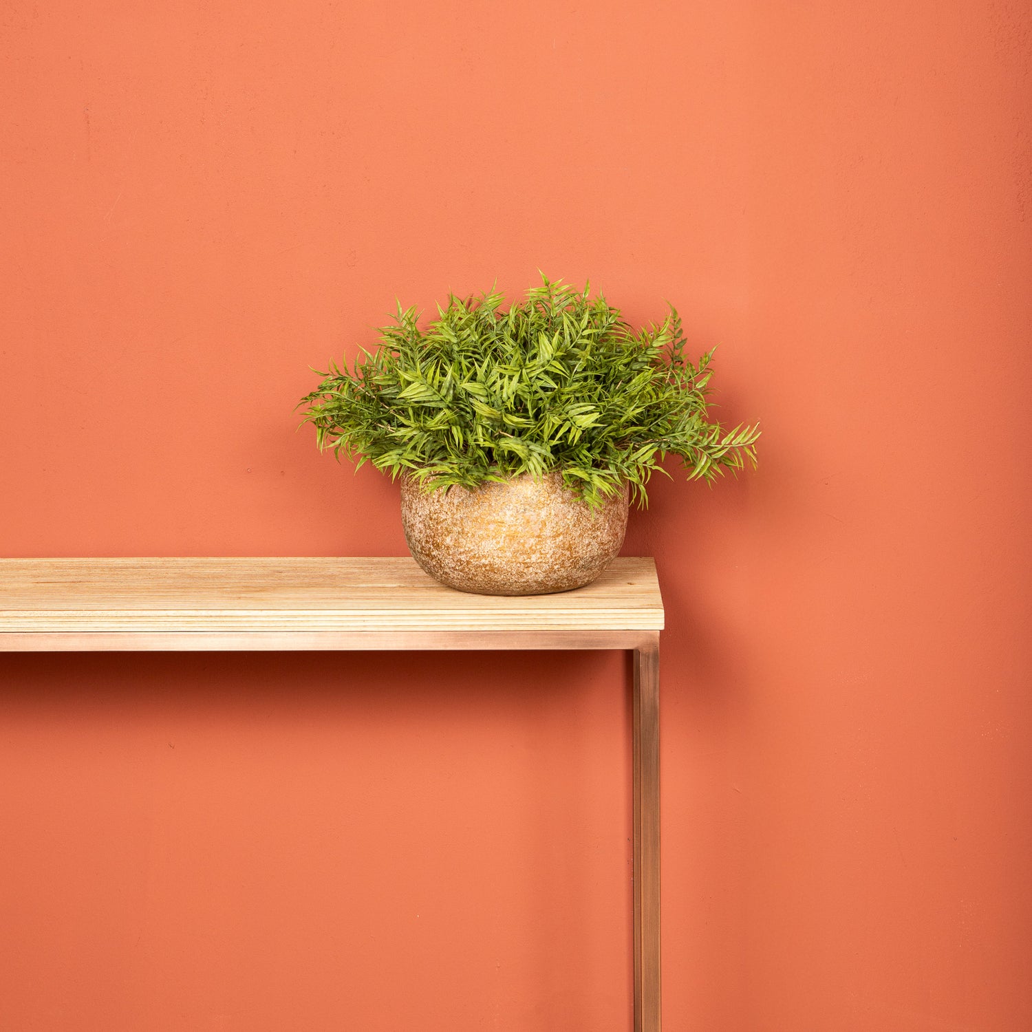Leaves Plant Groene Varen Bush - Set van 24 40x30x18 cm