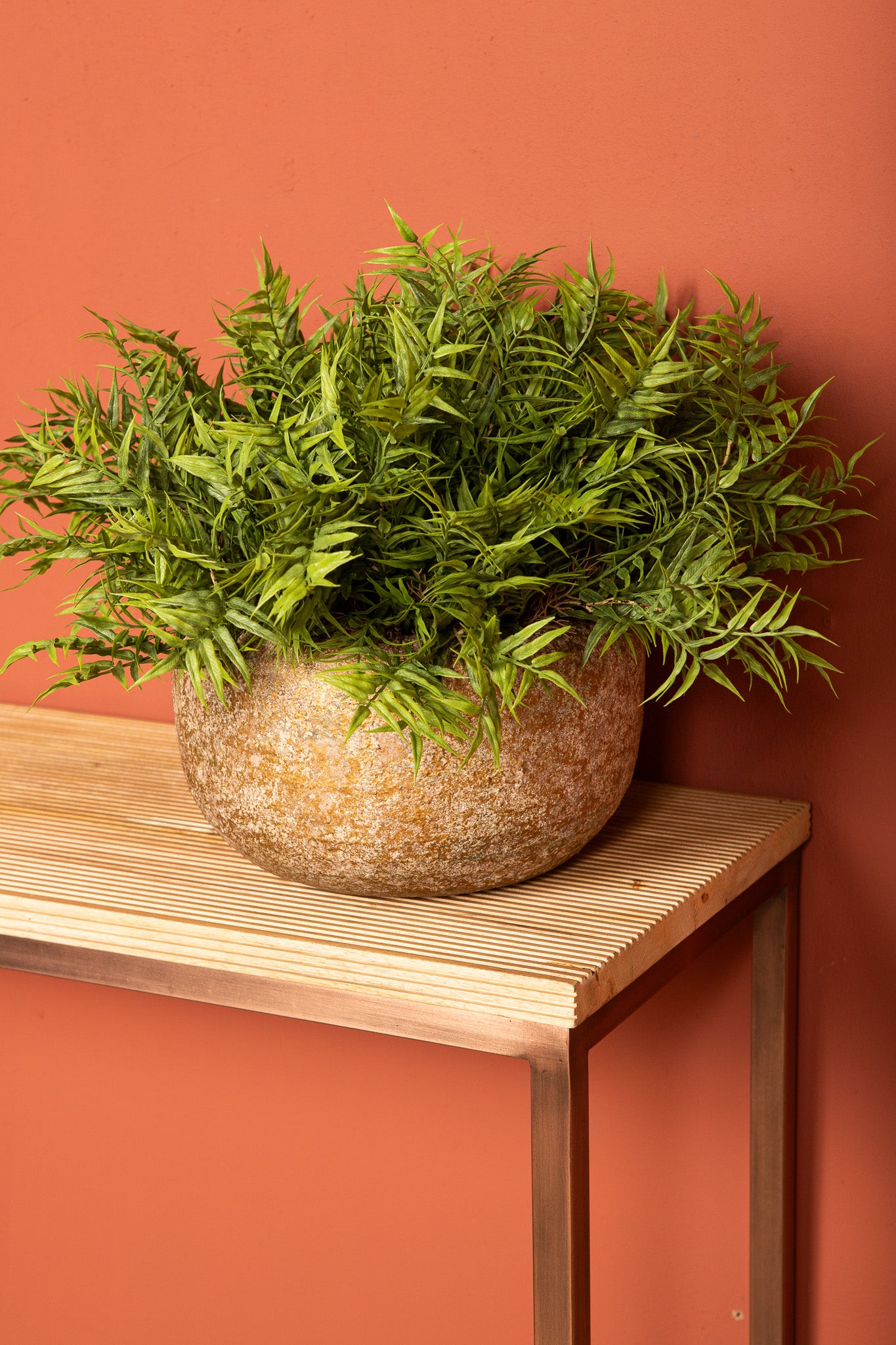 Leaves Plant Groene Varen Bush - Set van 24 40x30x18 cm
